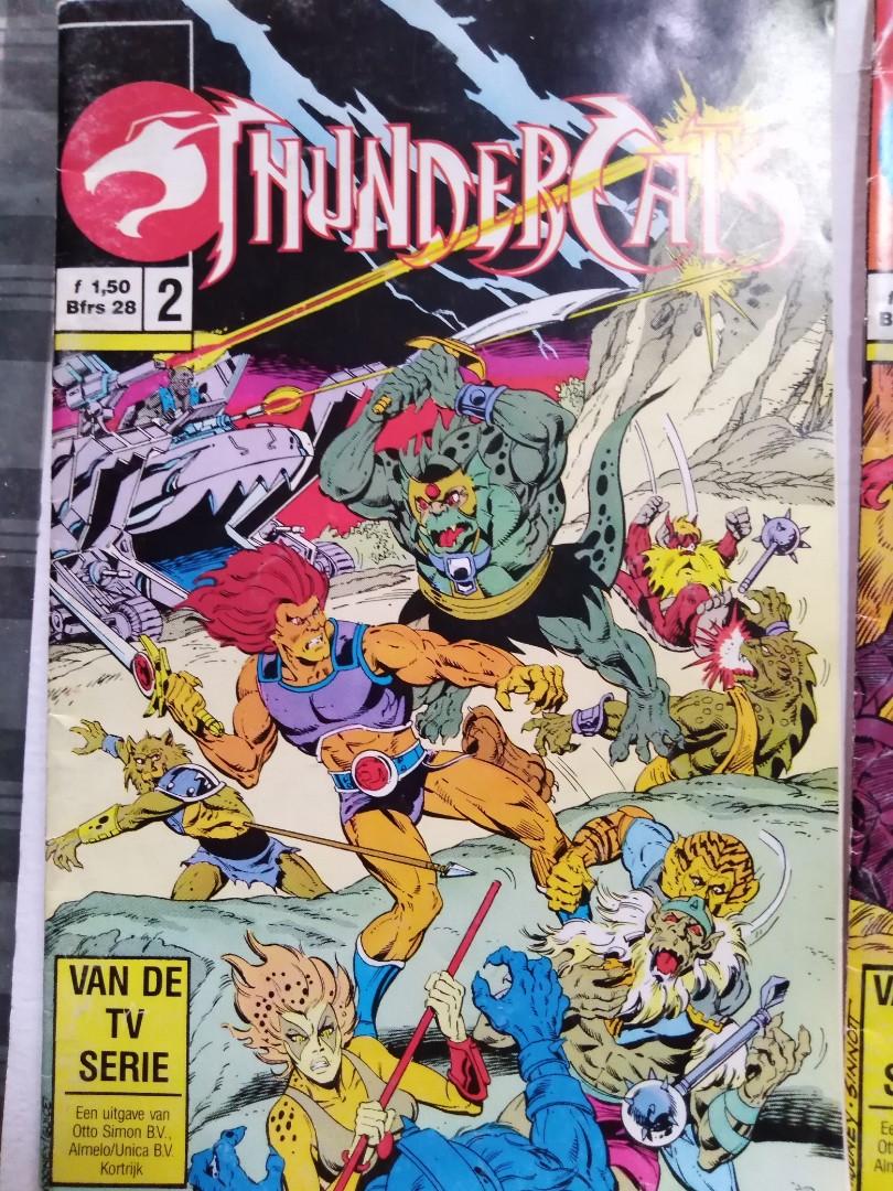 Vintage Thundercats comic books 1989 (Dutch) (Category: Comics & Manga) located in Paranaque City. Submitted by donjuan_thegreat (Listing ID 243174717, Image 2). Description: Items in very good vintage condition With some folds on cover as seen in pics Released in 1989, text is in Dutch Set of 5 comic books Purchased in Leuven, Belgium Dimensions: 10.15 x 6.6 in Pick up in UPS 5 Paranaque or can ship at buyer's expense.