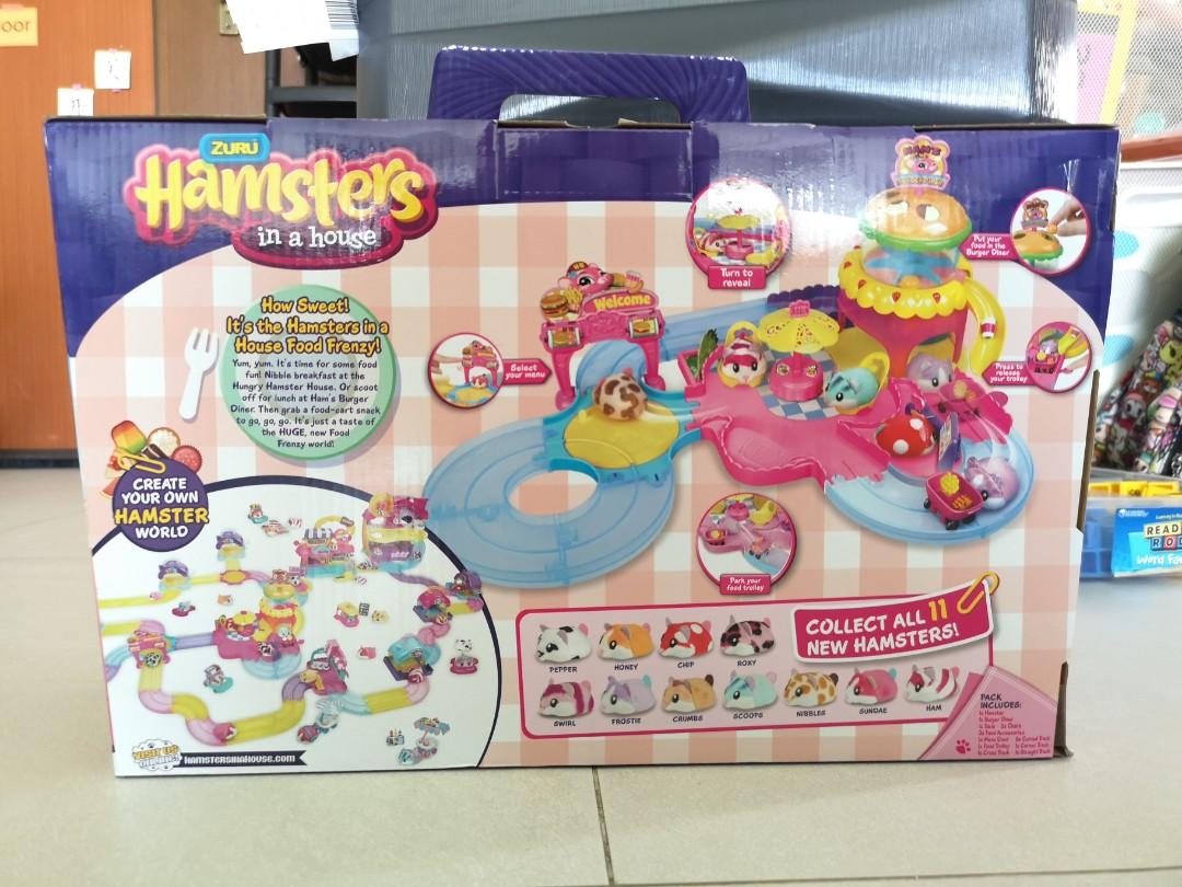Zuru Hamsters in a house Ham s Burger Diner Hobbies Toys