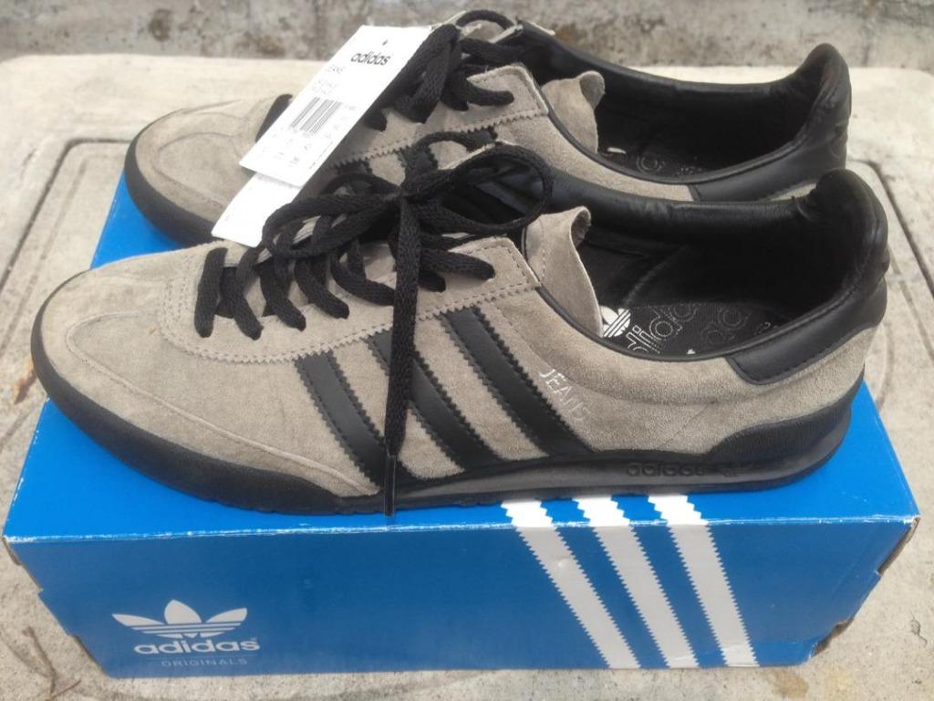 adidas jeans grey and black