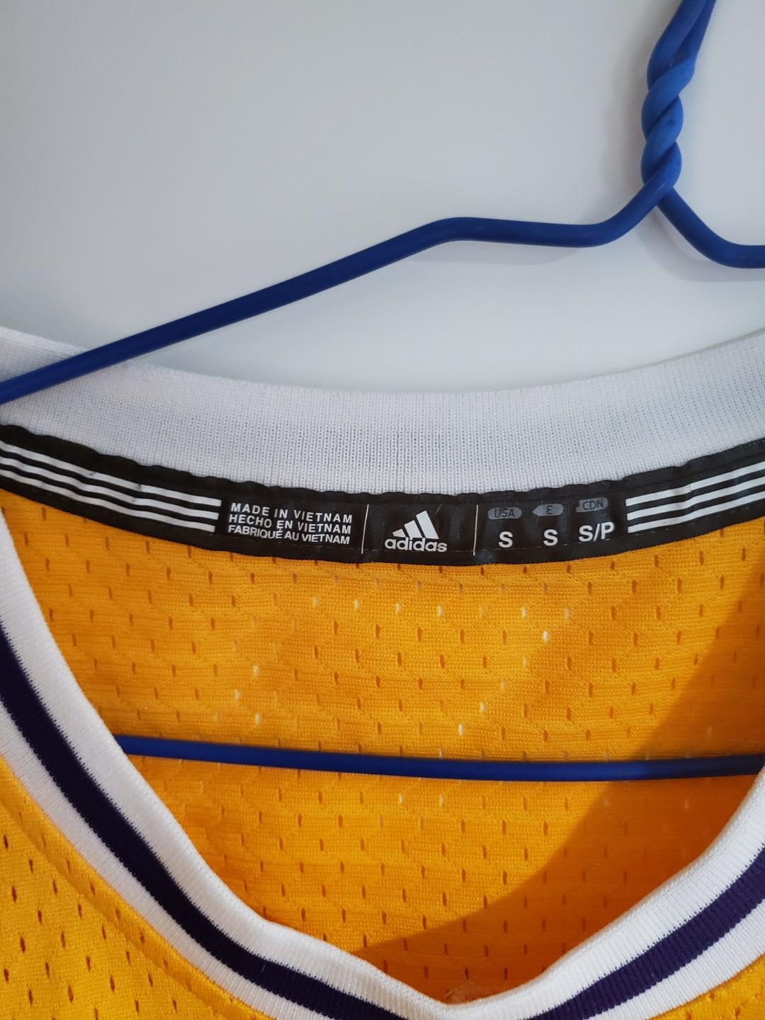 Adidas kobe bryant los angeles lakers gold throwback swingman jersey shop