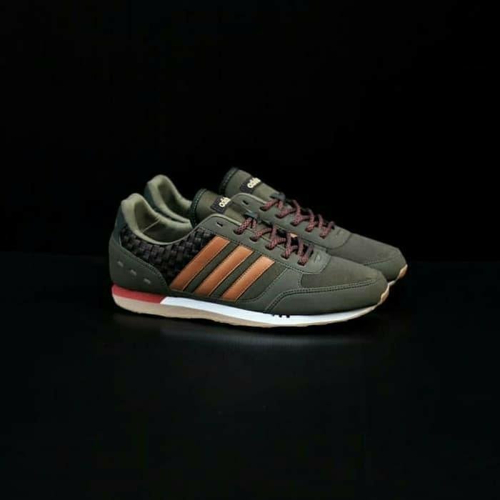 adidas neo city racer black white