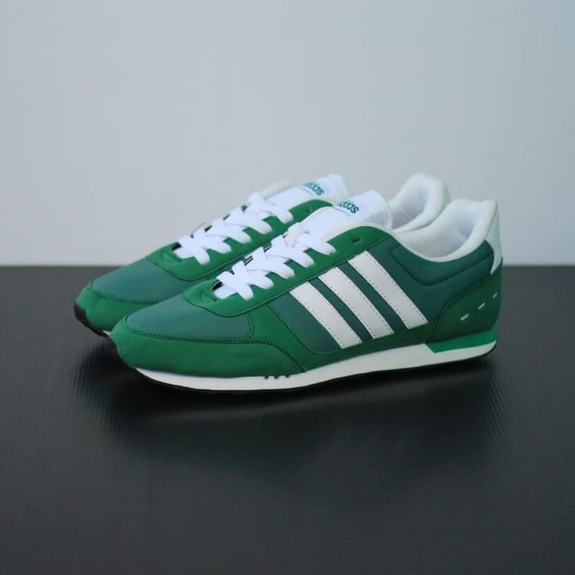 Adidas neo sales city racer green