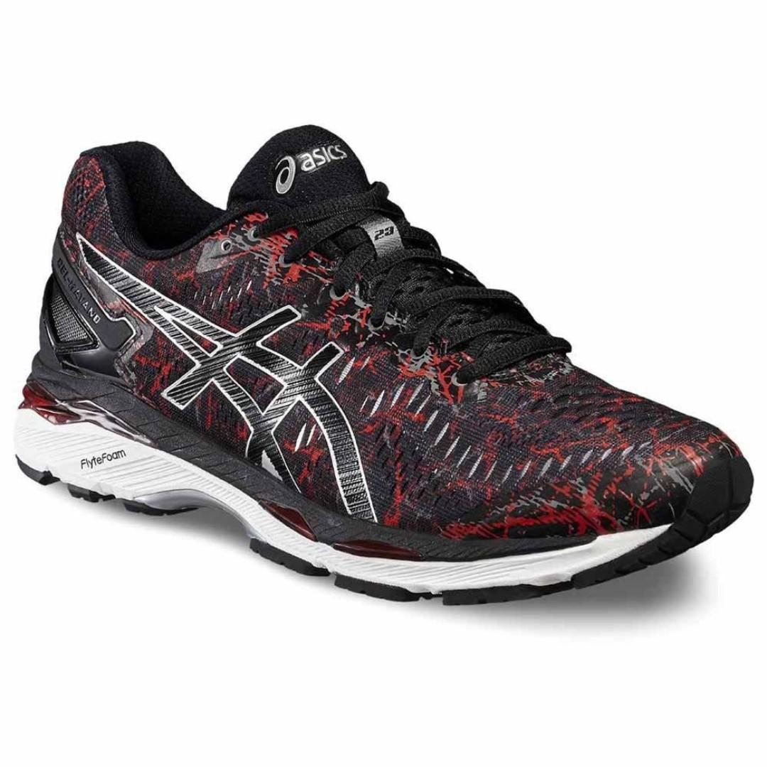 Asics Gel Kayano 23 MEN Black Red, Men 