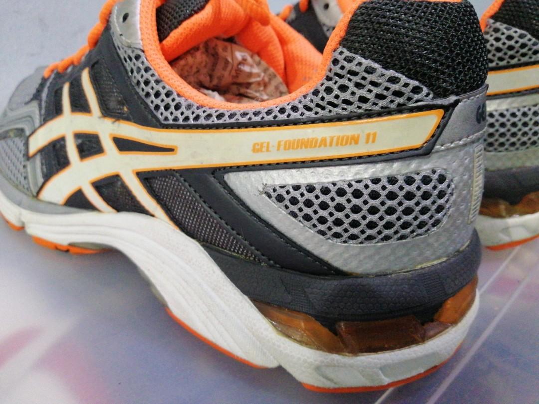 asics gel foundation 11 orange