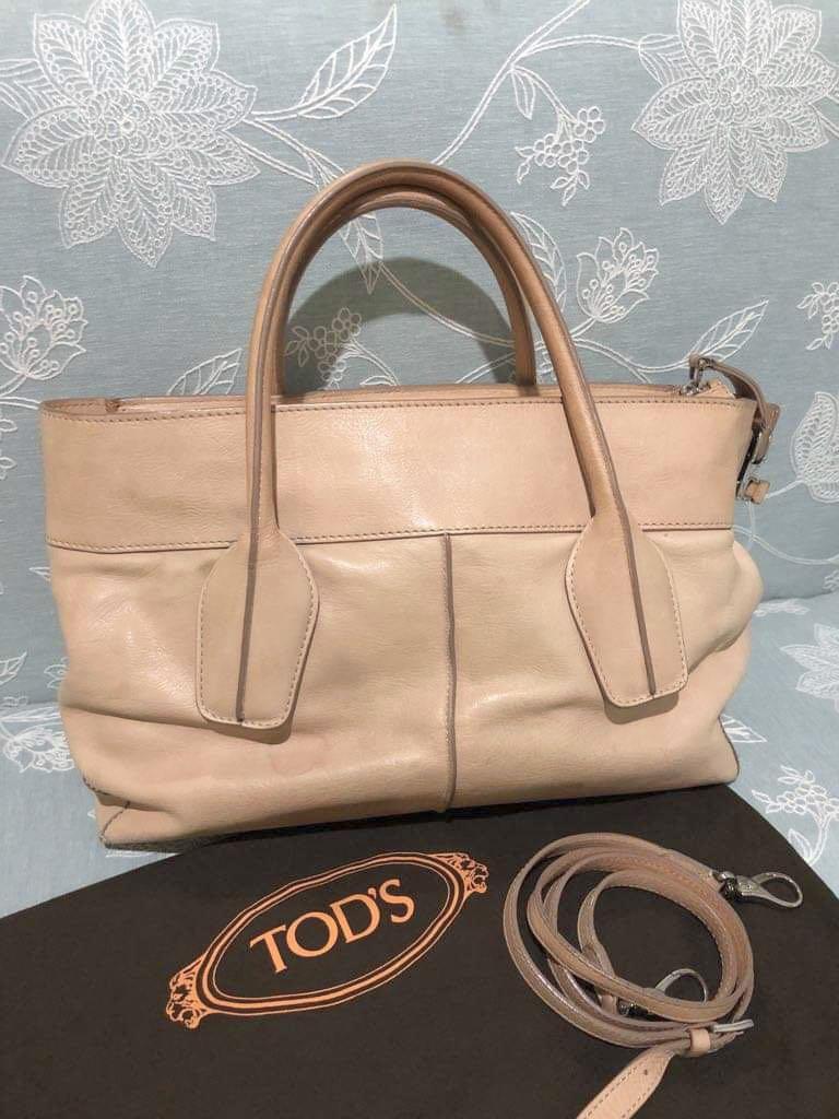 Authentic Tods D Bag Nude Luxury Bags Wallets On Carousell Authentic Tods D Bag Nude Luxury Bags Wallets On Carousell