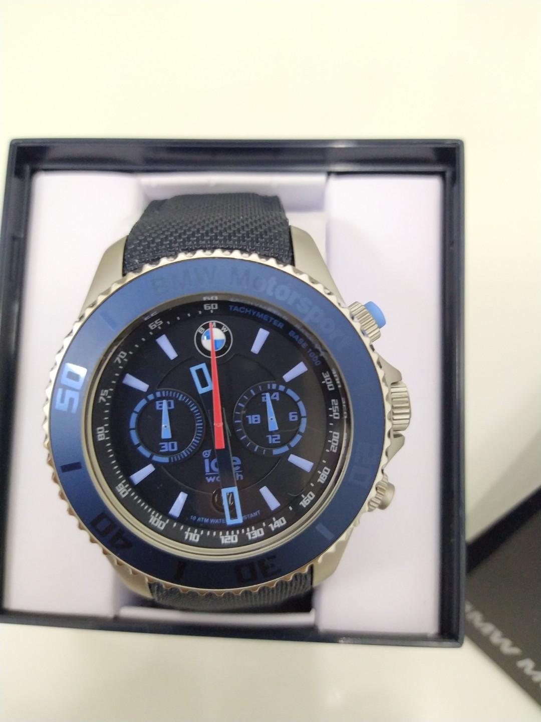 BMW Motorsport Ice Watch Limited Edition (Navy Blue), Men's Fashion ...