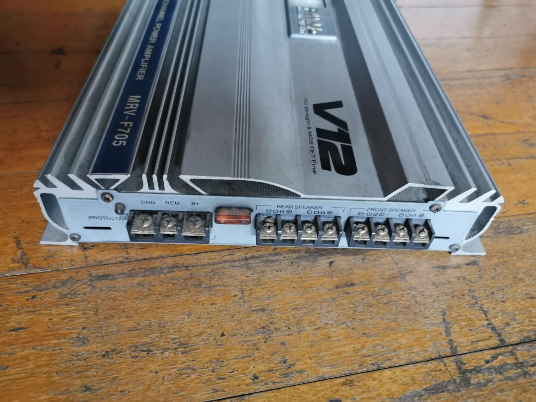 Car Amplifier Alpine V12 4channel, Car Parts & Accessories, Audio
