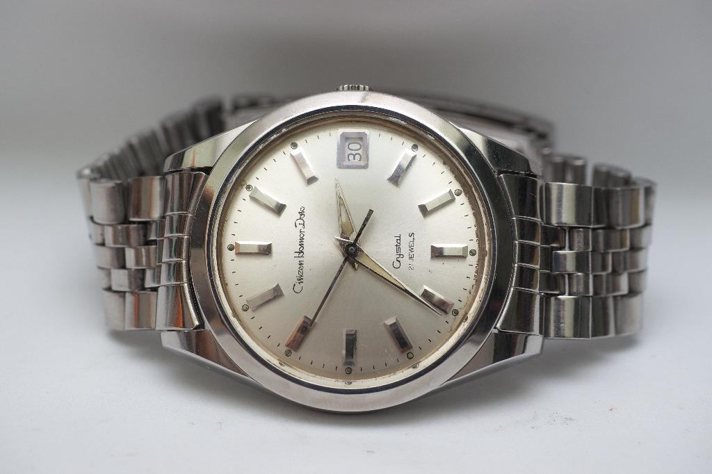 Citizen Homer Date Crystal 21J Manual Winding
