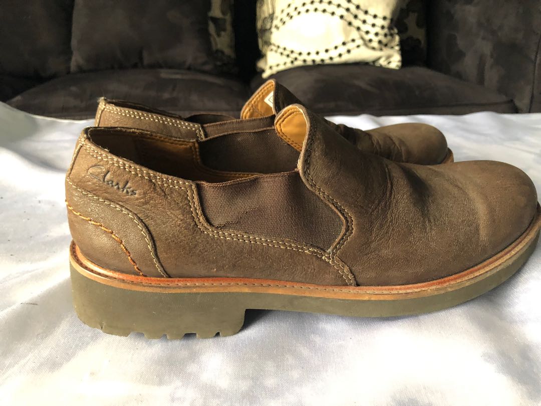 clarks suede sneakers