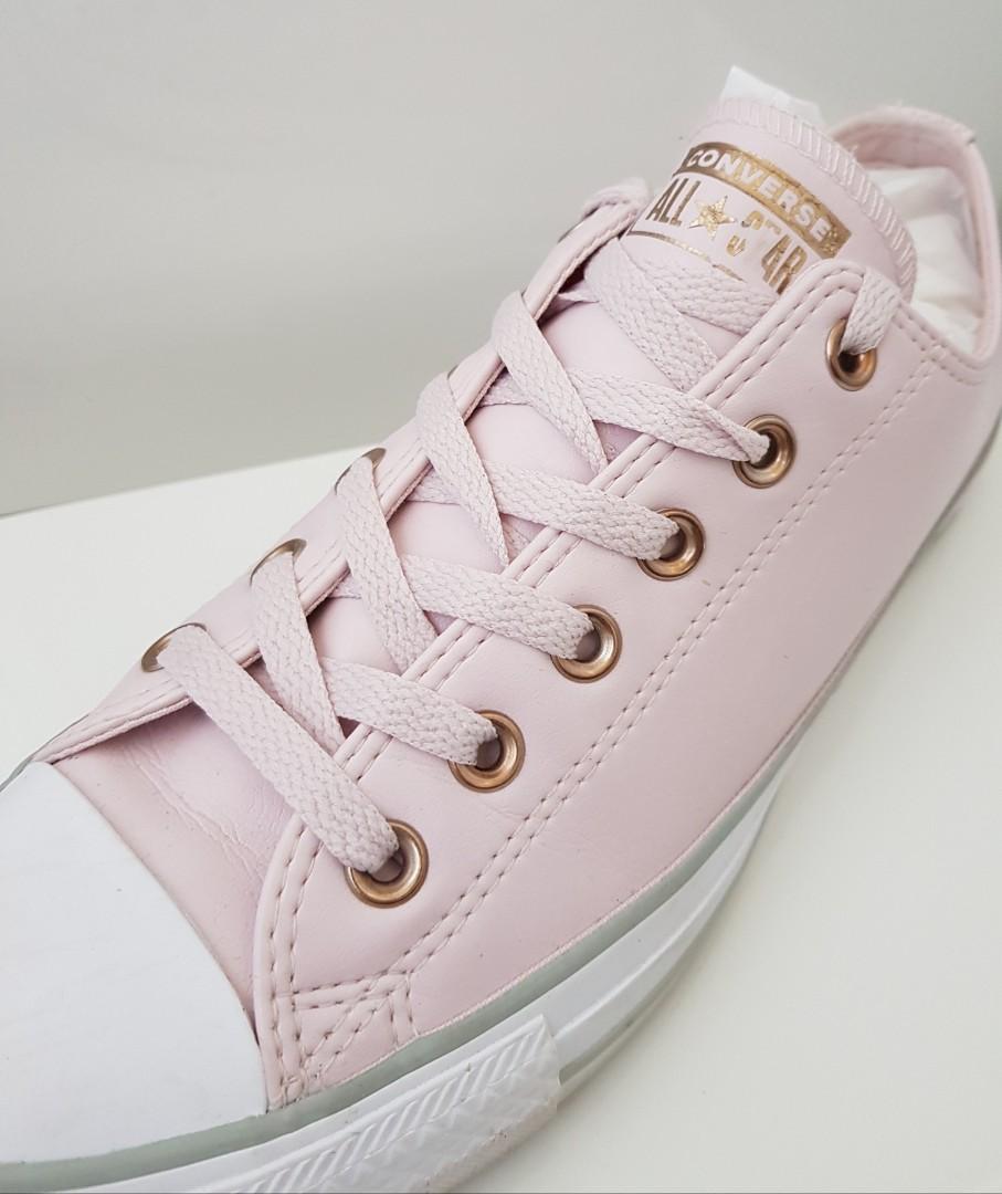 Converse leather light pink Women s Fashion Shoes on Carousell