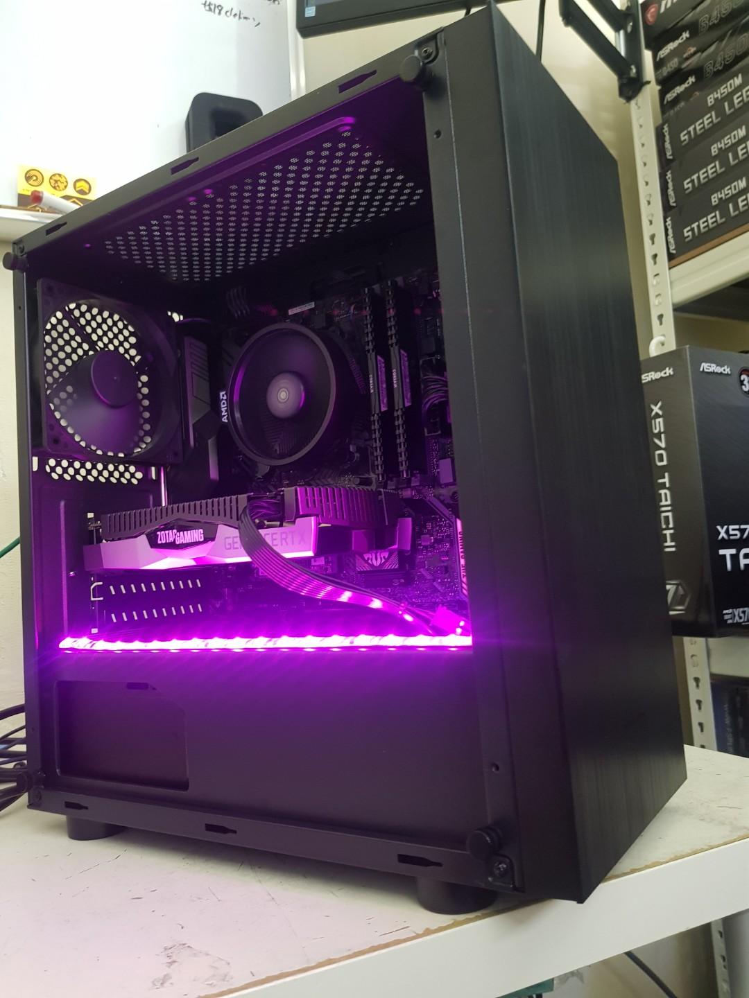 Custom Gaming PC (Ryzen 5 3600 RTX 2060 Super 8GB GDDR6 16GB Corsair 3000MHz 450 chipset