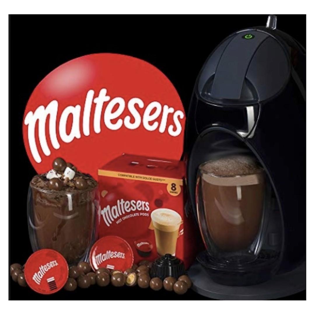 In Stock Dolce Gusto Compatible Maltesers Hot Chocolate Pod Direct From London Food Drinks Beverages On Carousell