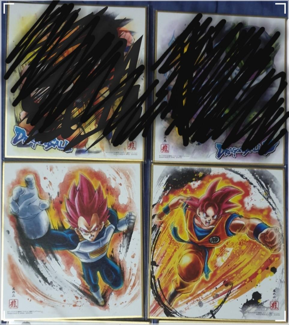 Dragon Ball Shikishi Art Cards Toys Games Board Games Cards