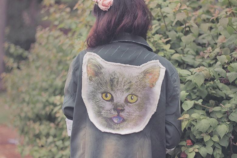 Drop Dead Tabby Cat Jacket, Menu0027s Fashion, Clothes, Outerwear on 