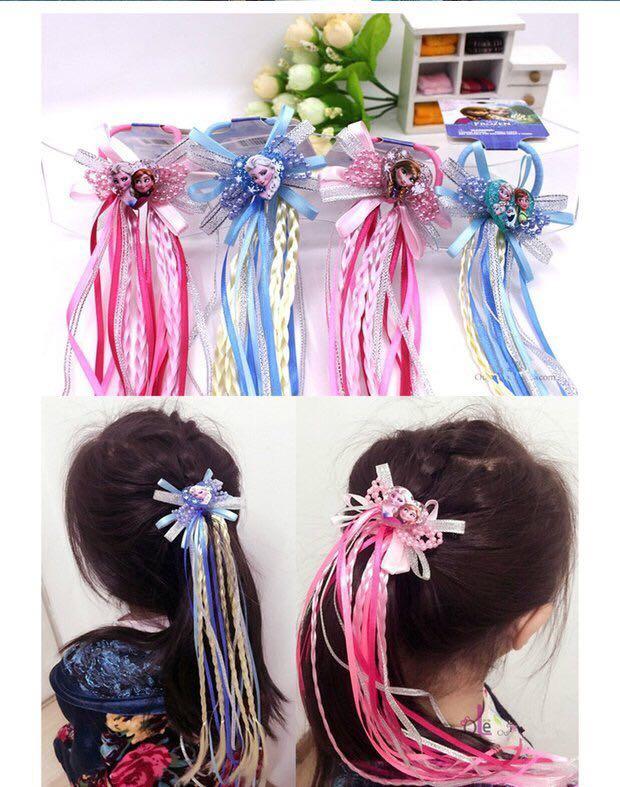 Frozen Elsa Anna Hair My Little Poney Extension Hair Accessories