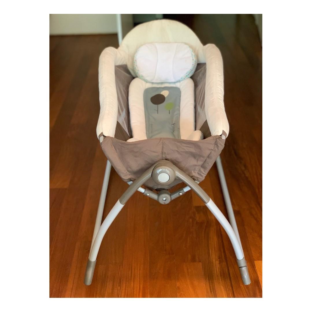 Quick Sale Graco Little Lounger Swing Babies Kids Infant Playtime on Carousell