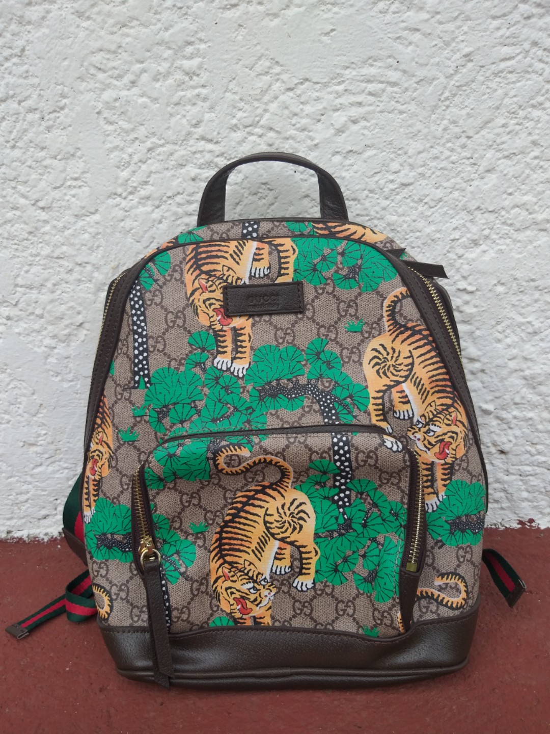 gucci tiger backpack