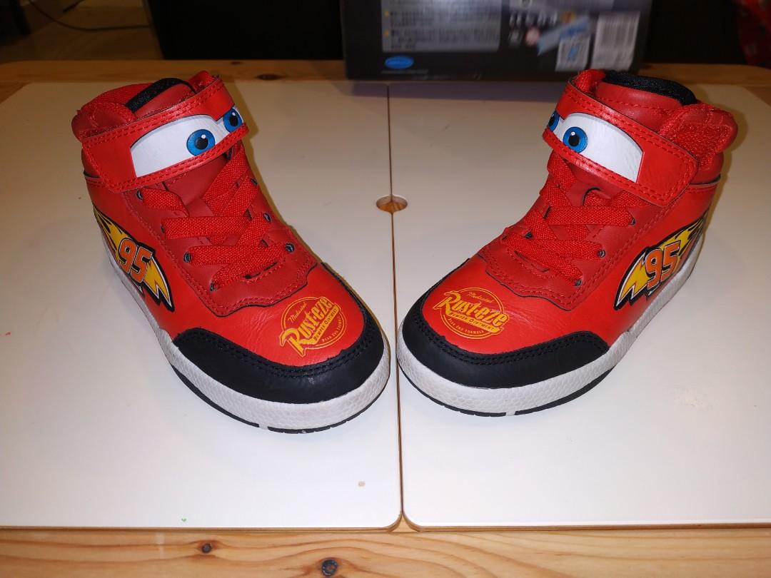 Lightning McQueen shoes, concept art, matte painting | Stable Diffusion