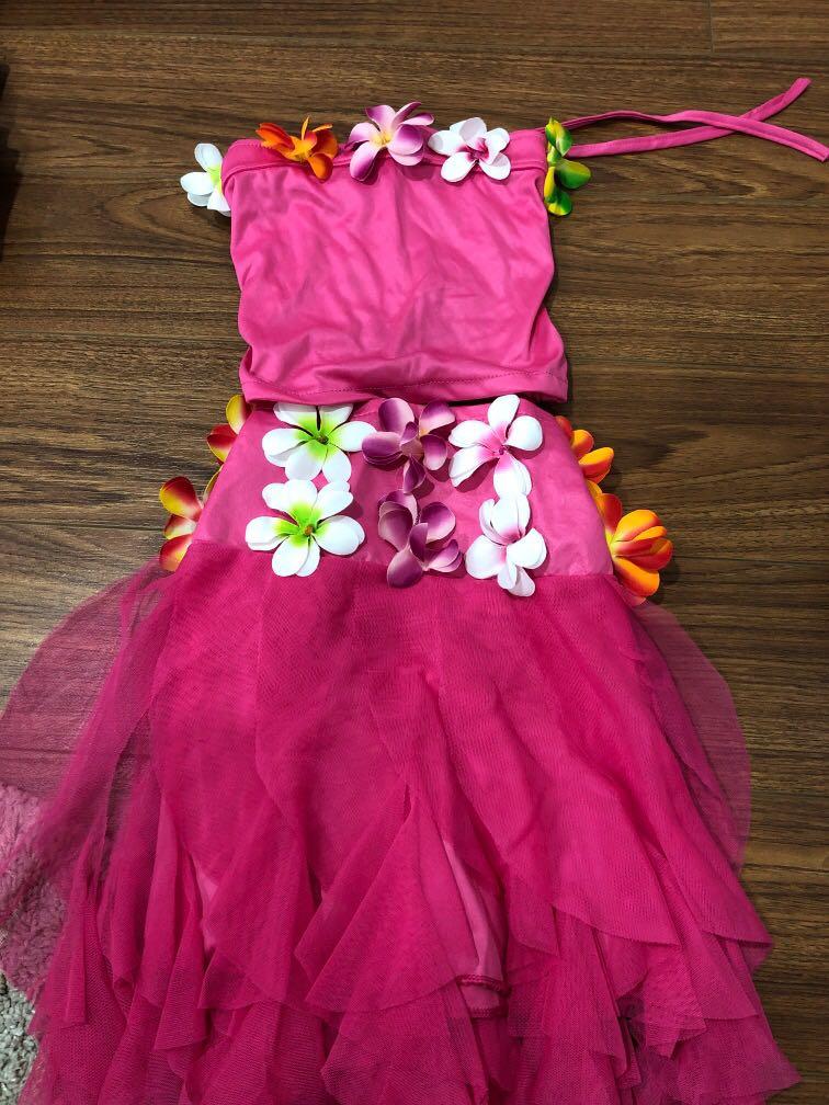 Hawaiian theme dress for kids top