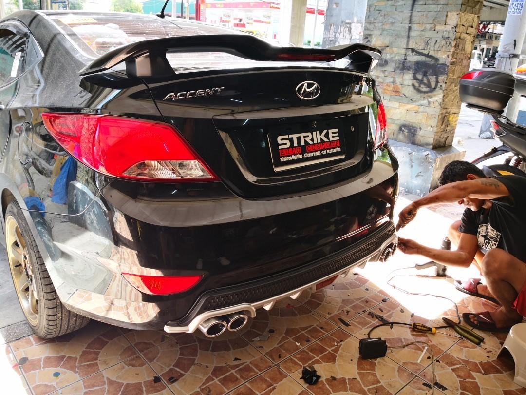 hyundai accent bike rack