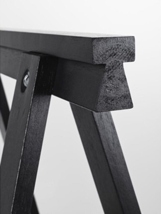 IKEA DESK trestle legs and table top, 傢俬＆家居, 傢俬, 桌子 Carousell