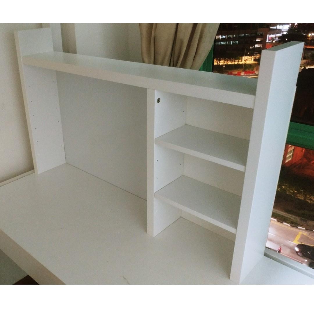 Ikea Micke Desk Shelf Add On Unit Furniture Shelves Drawers