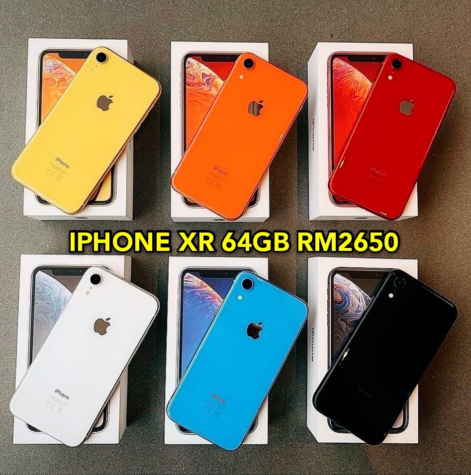 Iphone Xr 64gb Full Set Penang Komtar Mobile Phones Tablets Iphone Others On Carousell