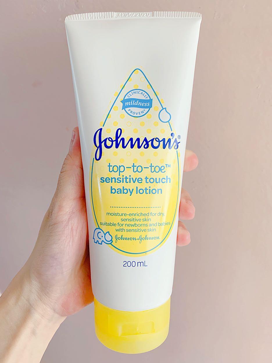 Johnson's sensitive touch lotion on sale