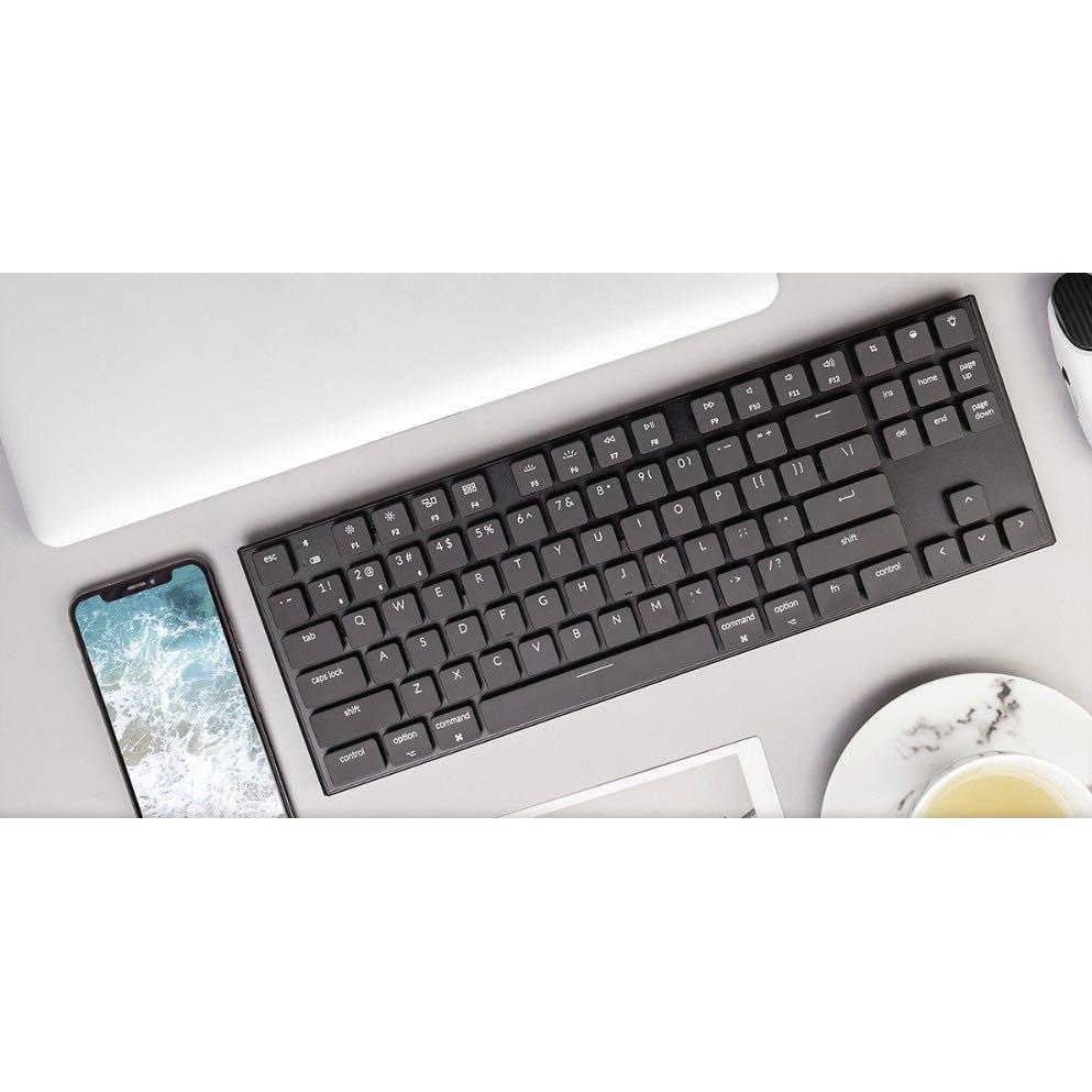 keychron k1 v2 无线机械式键盘 英文版 87 键 白色背光