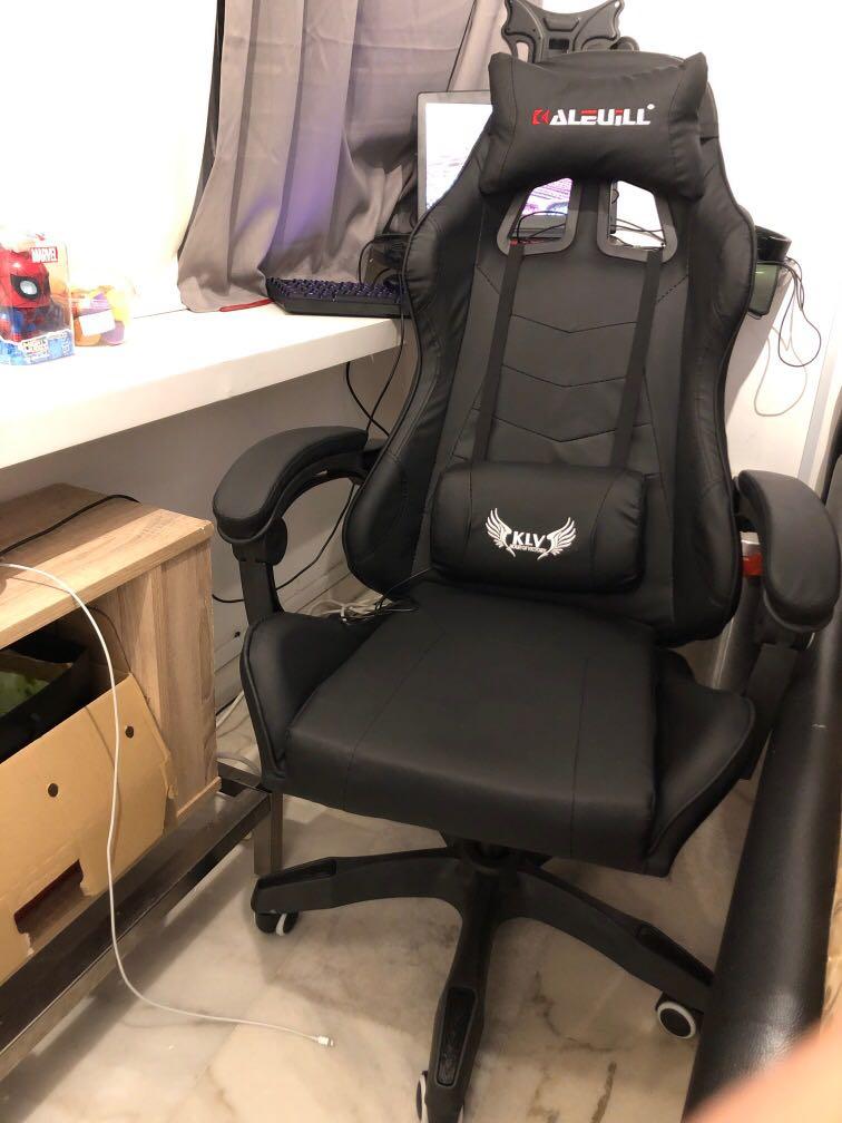KLV Gaming Chair Selling it With A Cheap Price Installed Sports