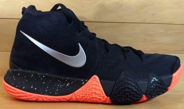 Kyrie 4 Black and Orange Woman Size 7.5 Men s Fashion Activewear on Carousell