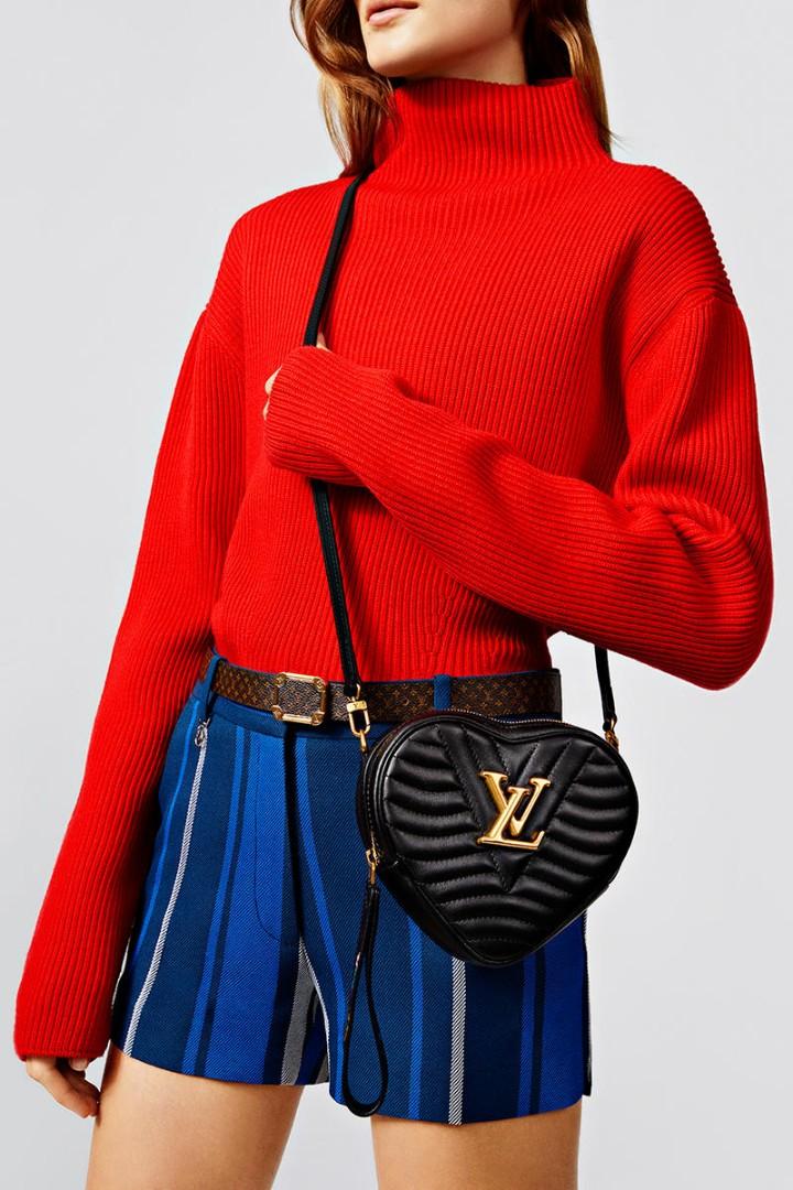 Louis Vuitton Neon Blue New Wave Heart Bag
