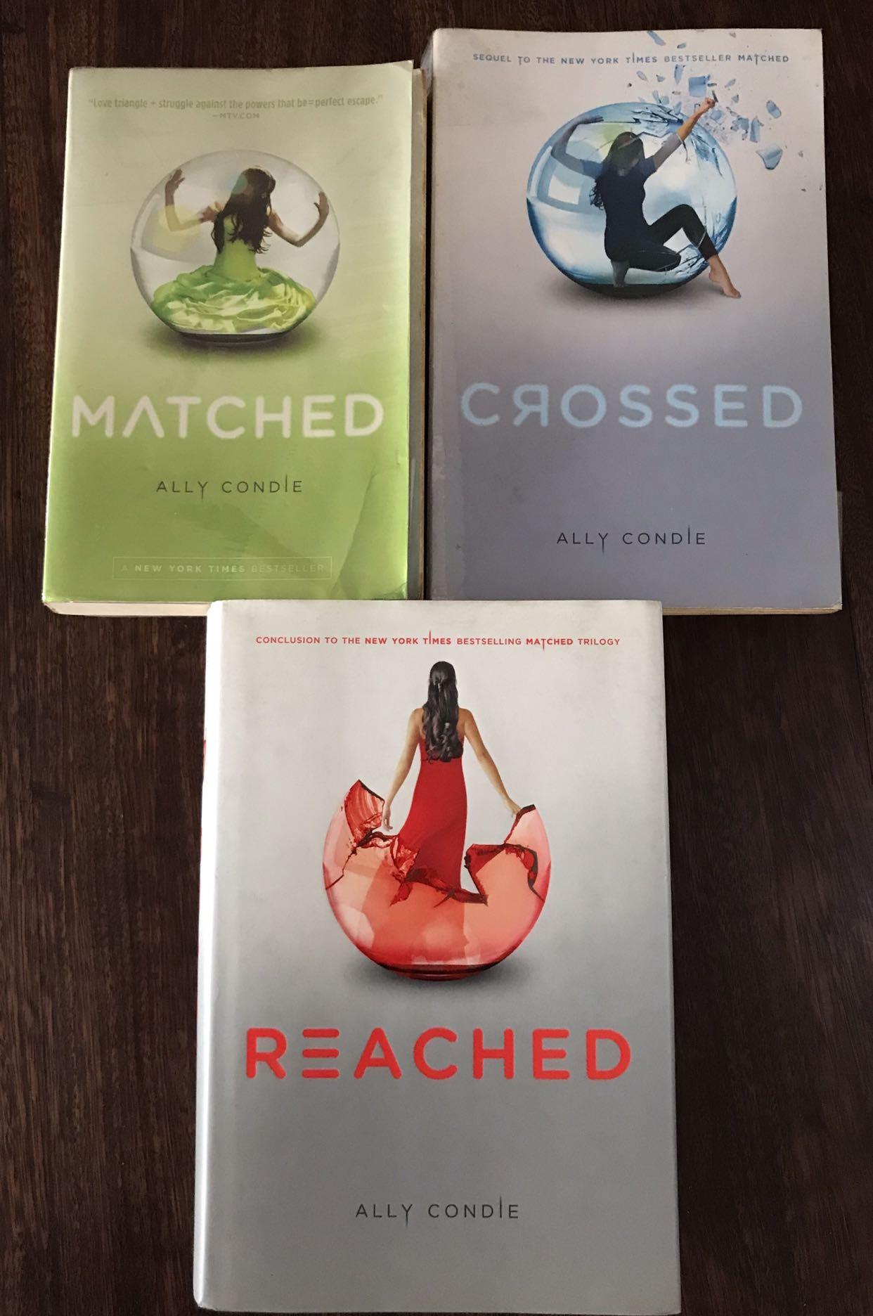 Matched Trilogy By Ally Condie Books Books On Carousell