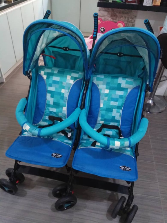 My dear twin stroller discount