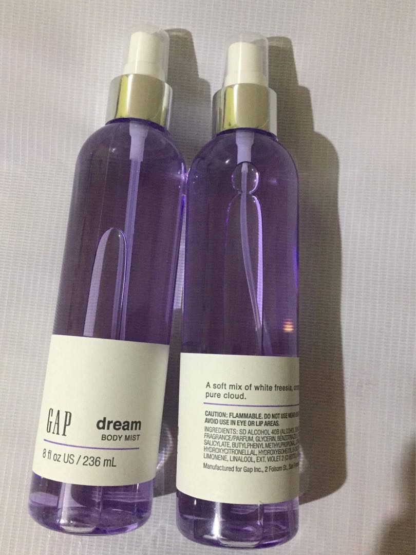 New Gap Dream Purple Body Mist 236 Ml Bnwt Women S Fashion Watches Accessories Socks Tights On Carousell