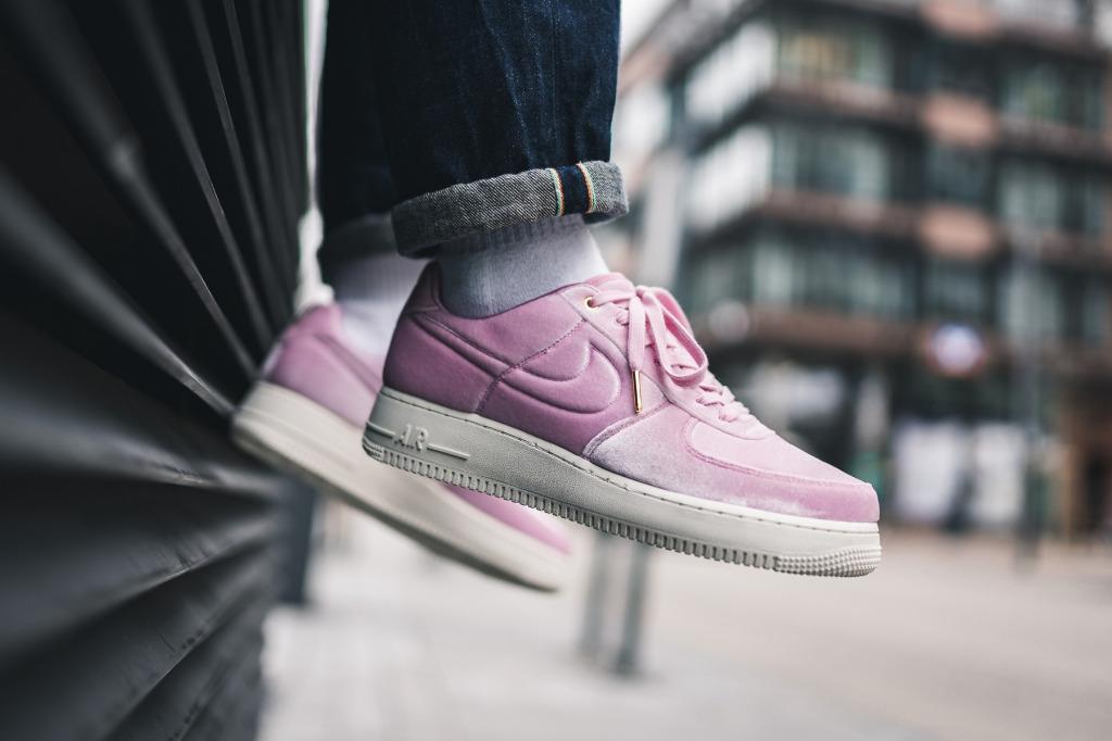 Air force velvet pink best sale