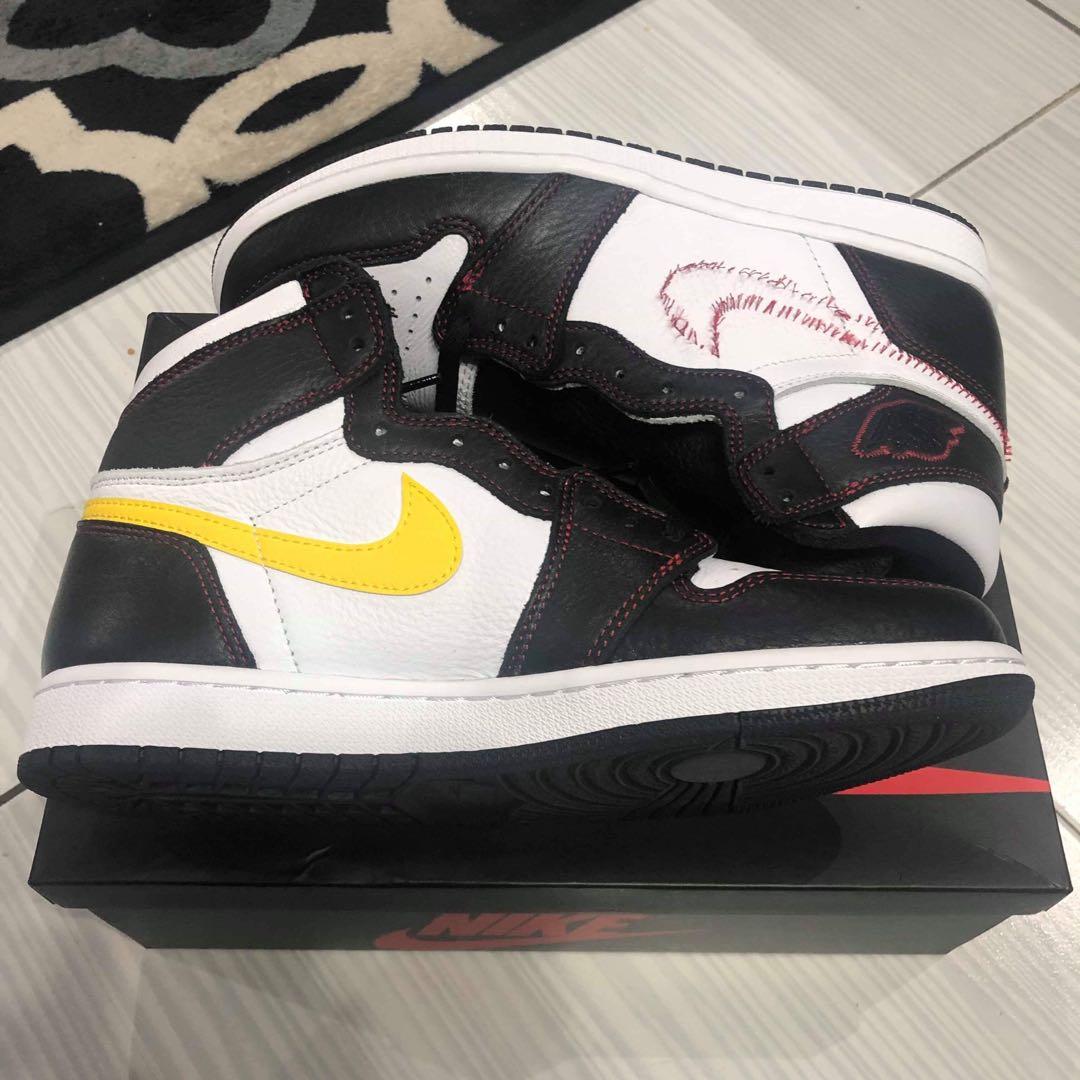 aj1 defiant yellow