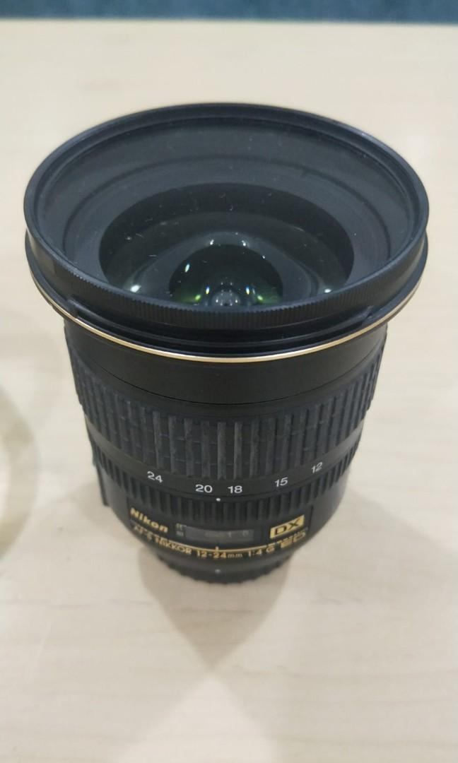 Nikon 12 24 Mm F4 Lens Photography Lenses On Carousell
