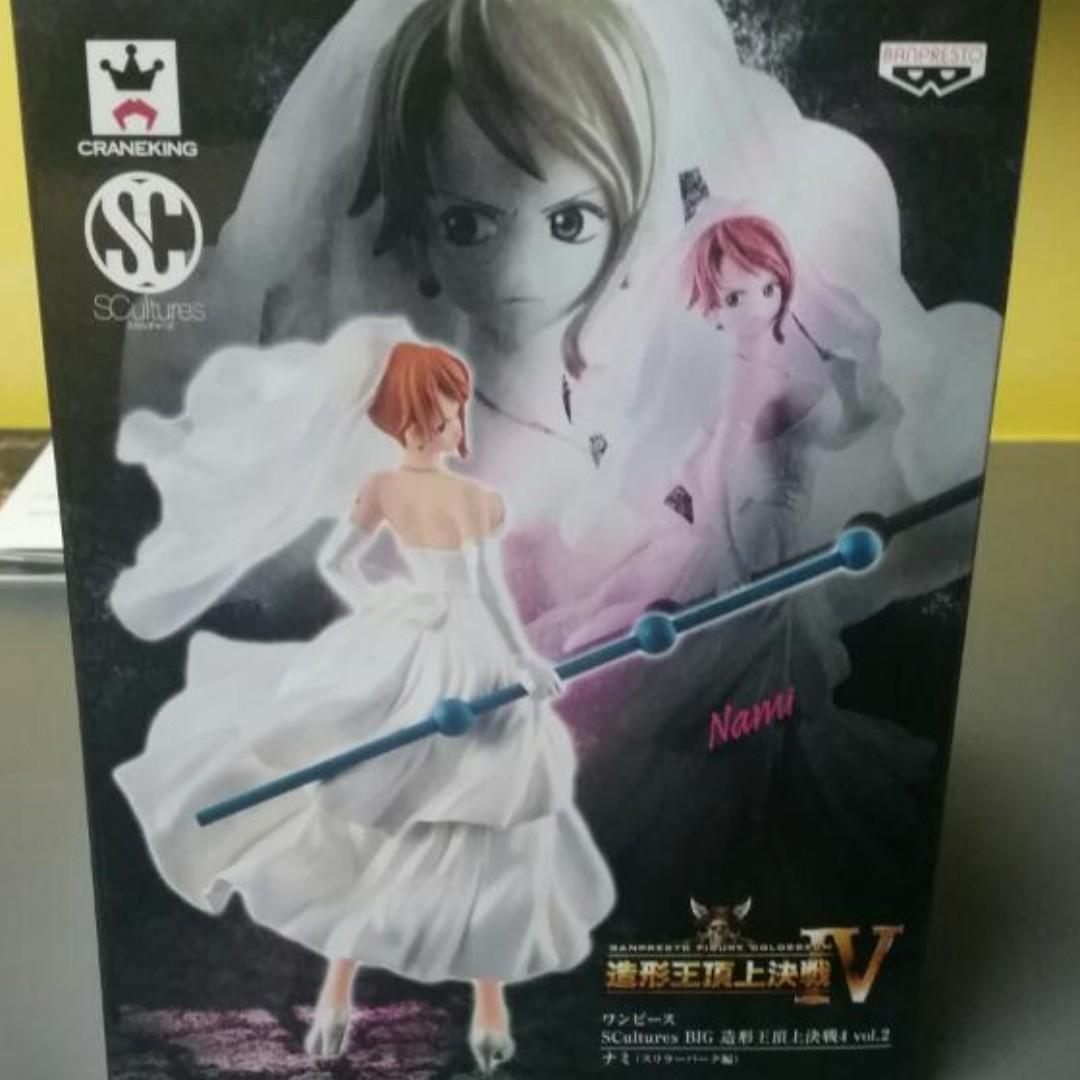 One Piece Nami Wedding Dress Scultures Banpresto On Carousell