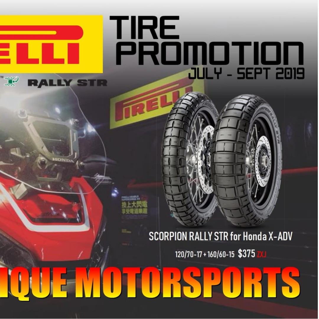 pirelli tyres for x adv, Motorcycles, Motorcycle Accessories on Carousell
