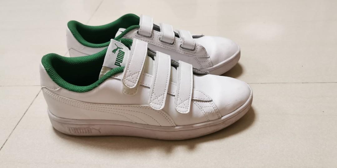 Puma Softfoam Optimal Comfort White Green Sneakers Women s