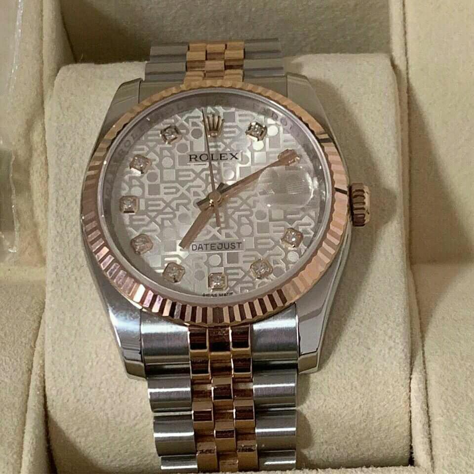 Rolex Datejust Mens size Computer face Diamond dial super jubilee