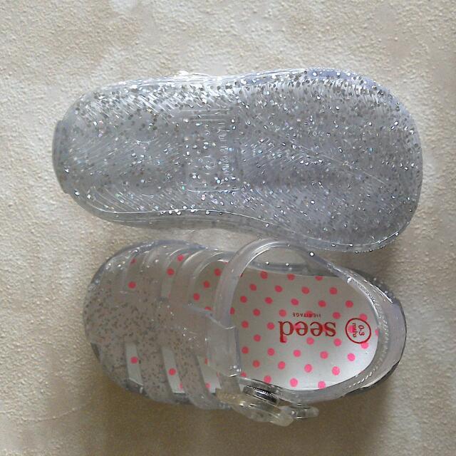 seed jelly sandals