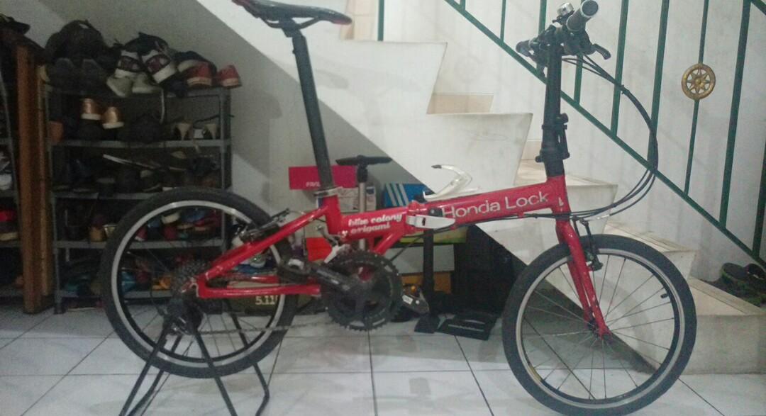 Sepeda Lipat Bike Colony Honda Lock 20 Inch Olah Raga Sepeda Di
