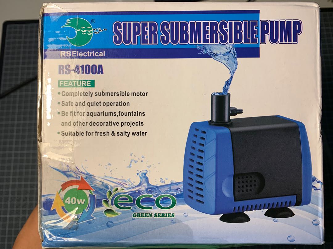 Submersible Fish Tank Pump Pet Supplies For Fish Fish Tank Accessories On Carousell
