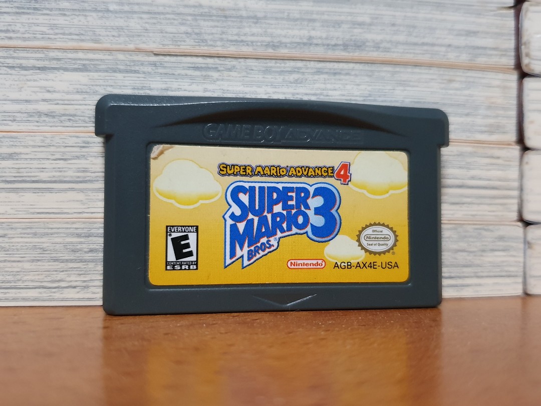 Super Mario Advance 4: Super Mario Bros 3 GBA Catridge, Video Gaming ...