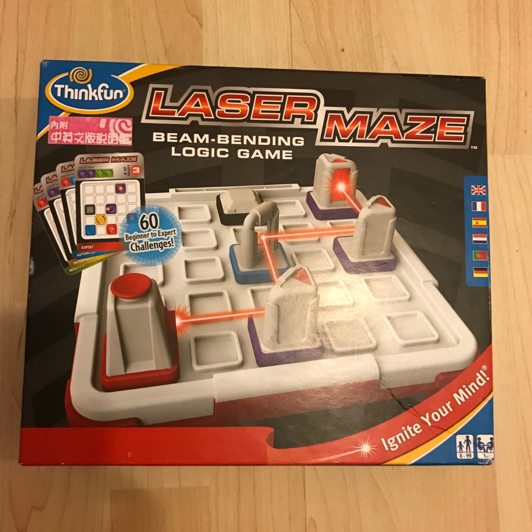 Thinkfun 雷射迷宮棋 Laser Maze Beam Bending Logic Game, 興趣及遊戲, 玩具 & 遊戲類
