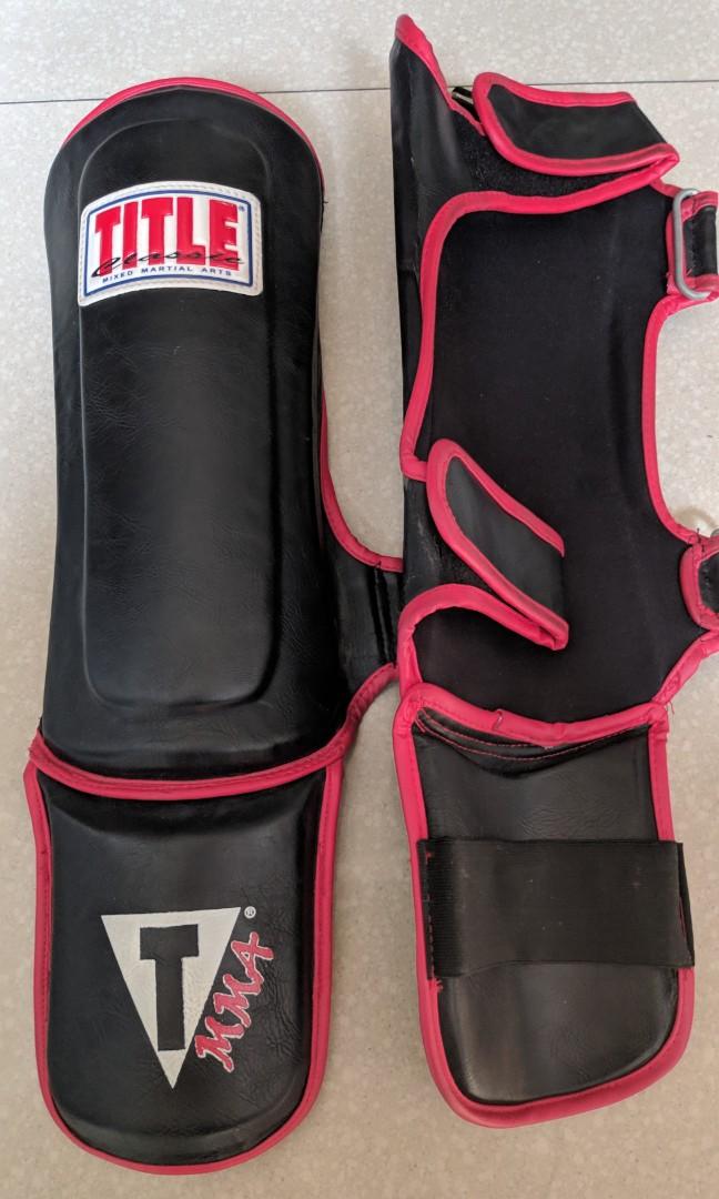 title mma shin guards