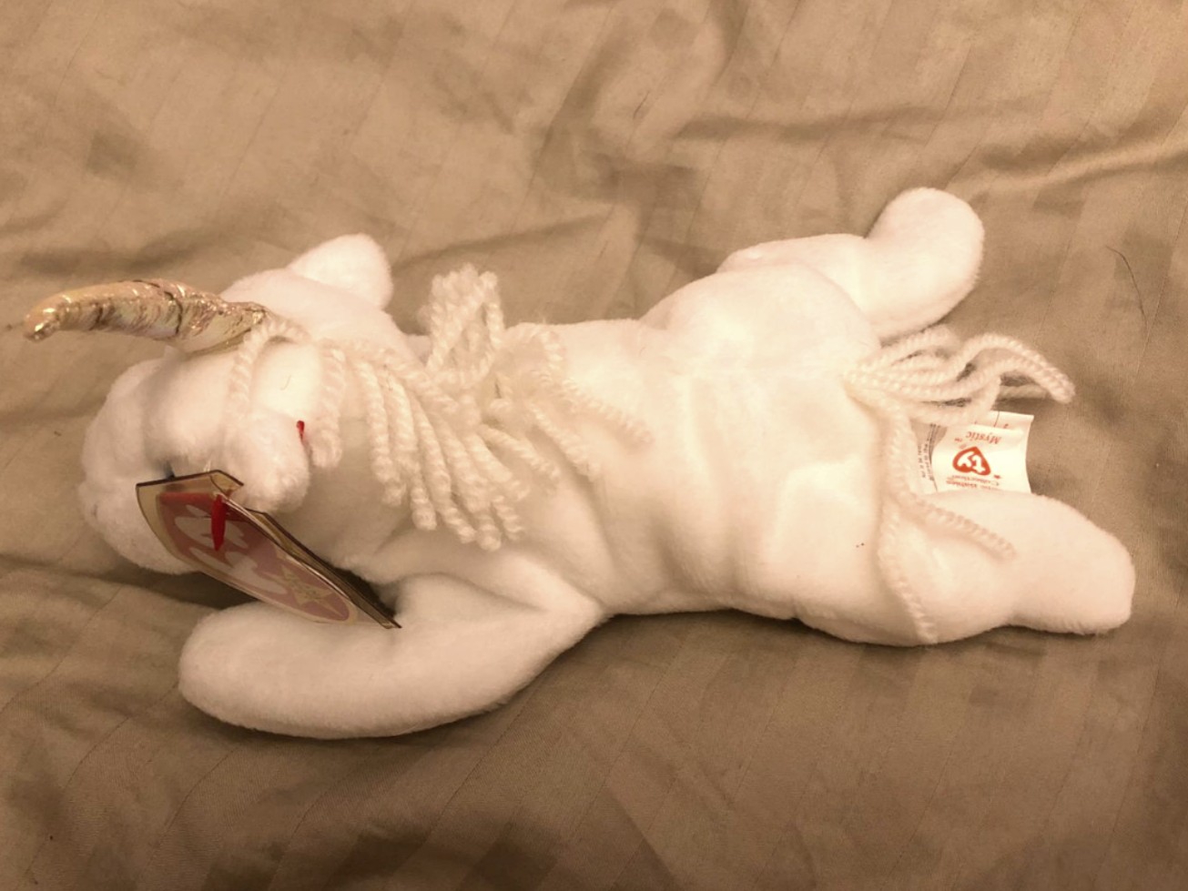 mystic the unicorn beanie baby value