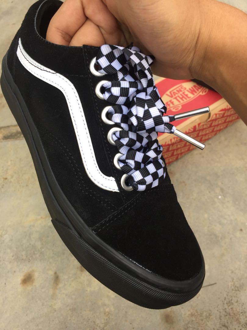 Vans check online lace old skool